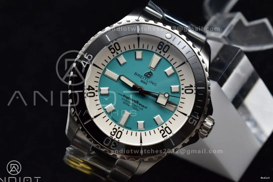 Bracelet Tiffany SS TF Best 1:1 on SuperOcean A2824 Automatic Dial Blue 44 Edition 0405